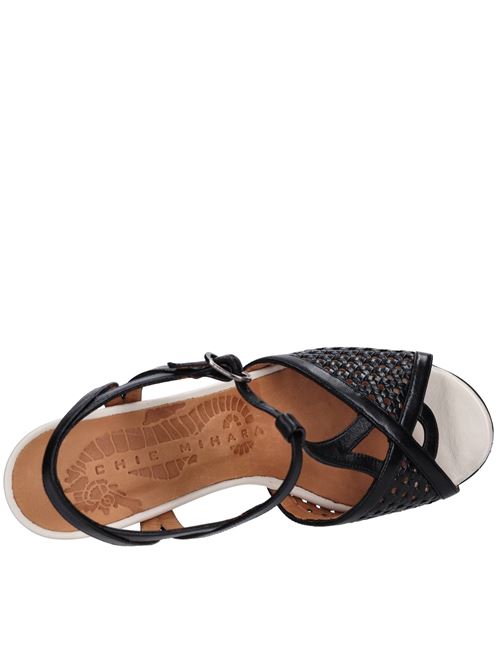 Sandali Kegy in pelle CHIE MIHARA | KEGY SOFTYNERO-BEIGE